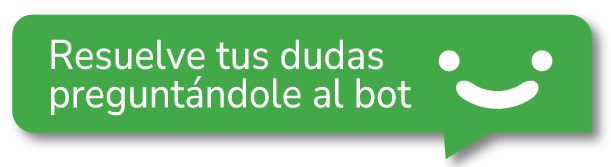 Resuelve tus dudas preguntandole al bot